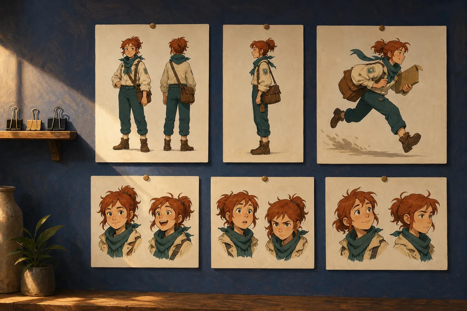 Continue the character workflow