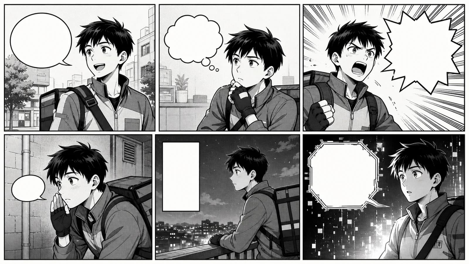 Jenis balon dialog manga: Panduan praktis Jenis balon dialog manga: Panduan praktis
